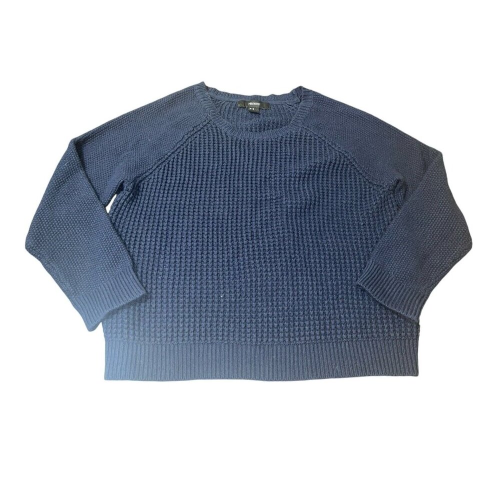 FOREVER 21 Women's Size Medium Navy Blue Sweater *READ DESCRIPTION*